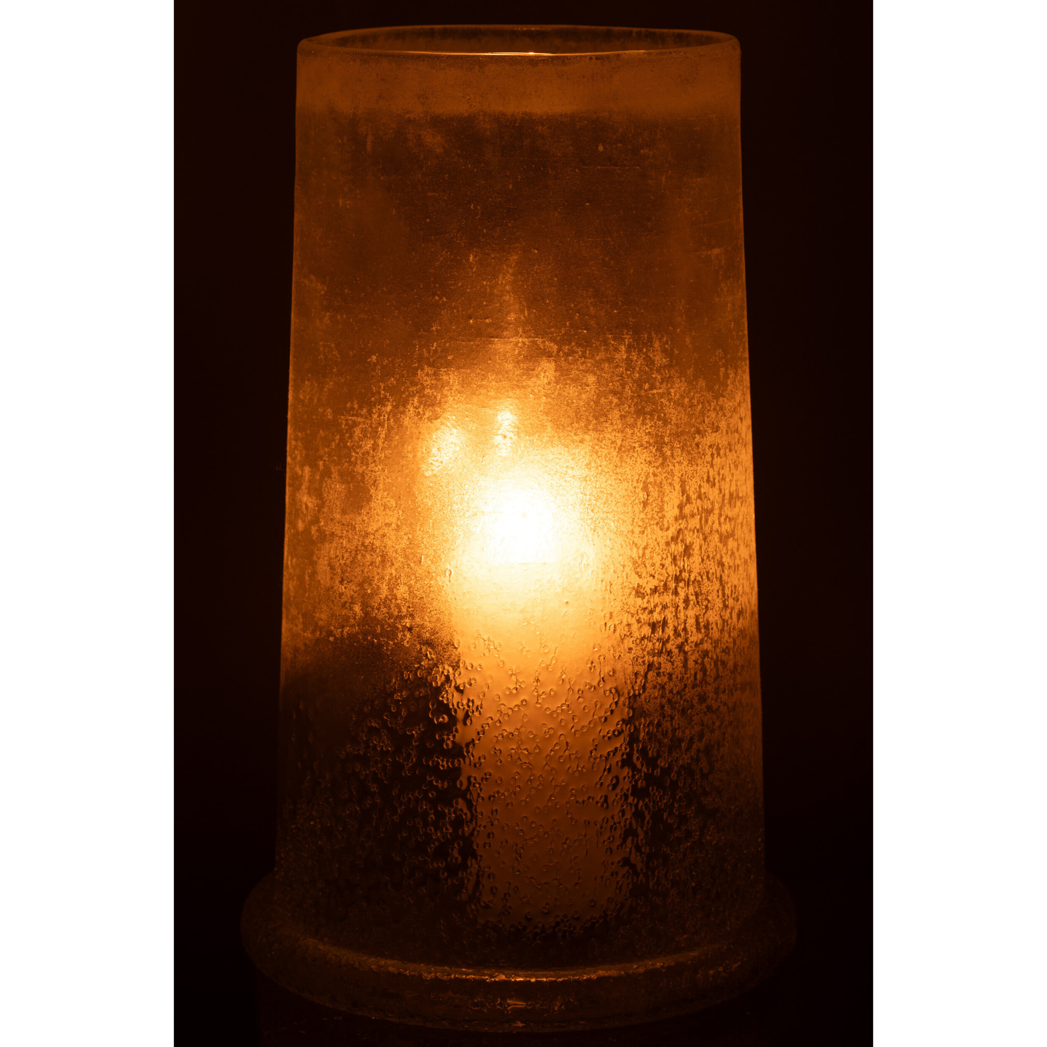 J-Line photophore Sucre - verre - blanc - extra large