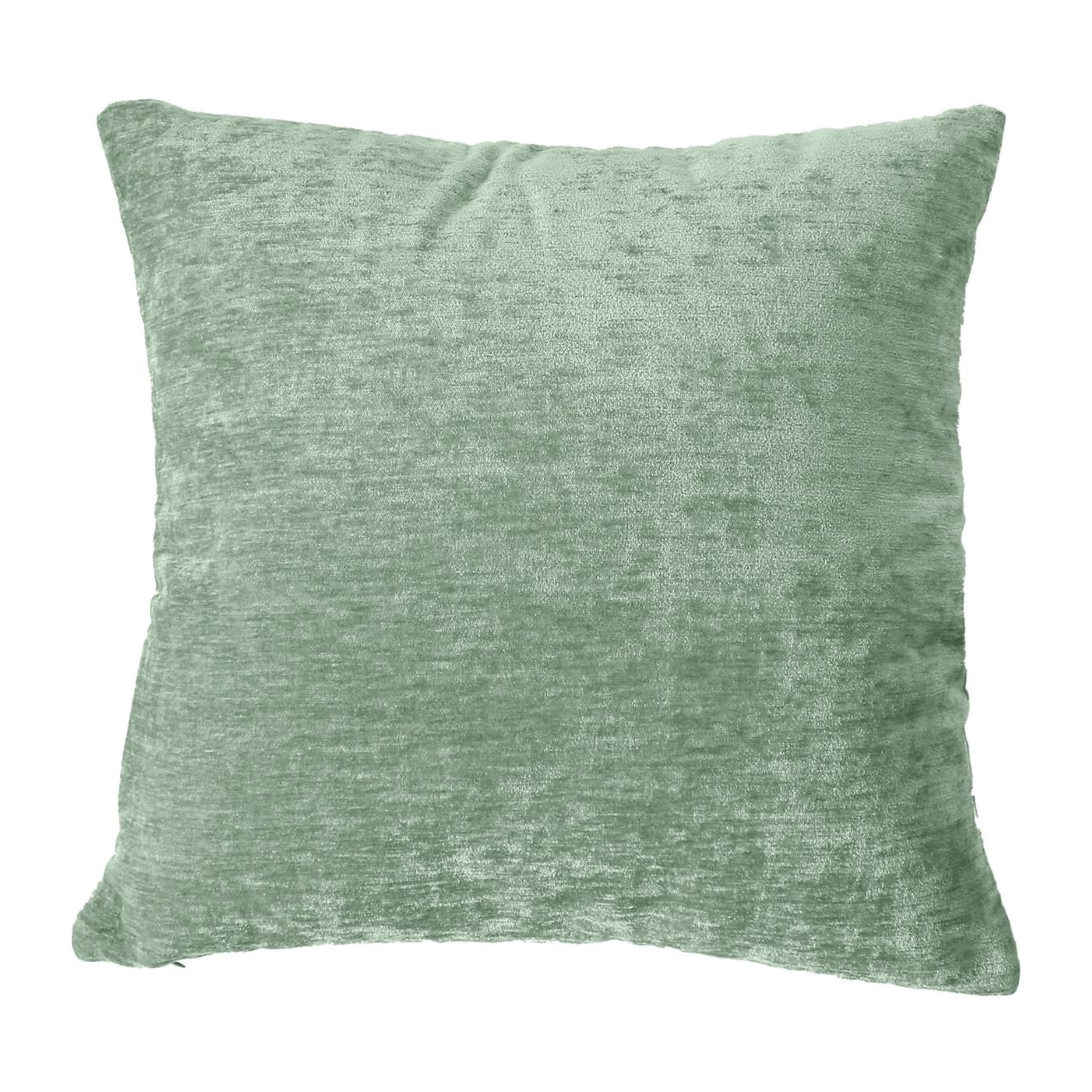 Coussin déhoussable en velours - Céladon