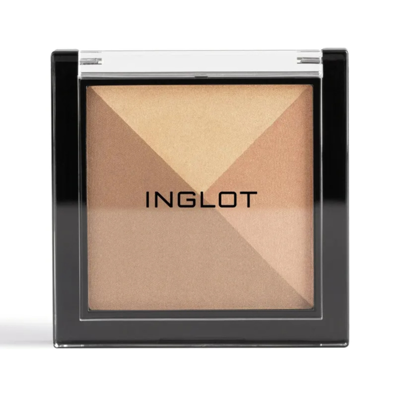 INGLOT Multicolour System Highlighting&Bronzing Powder 12, Polvo bronceador, Iluminador y Colorete, Todo en un solo producto, Consigue un velo de color bronceado natural fácilmente. Color: Subtono dorado, con pequeños destellos brillantes. 8.8Gr.