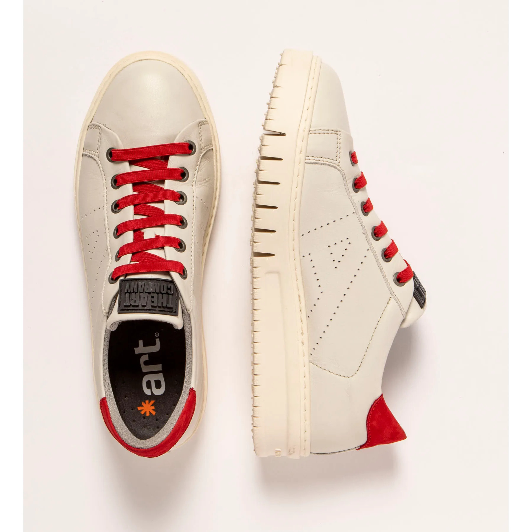 Zapatos 1786 NAPPA CREAM-RED/ BELLEVILLE color Cream-red