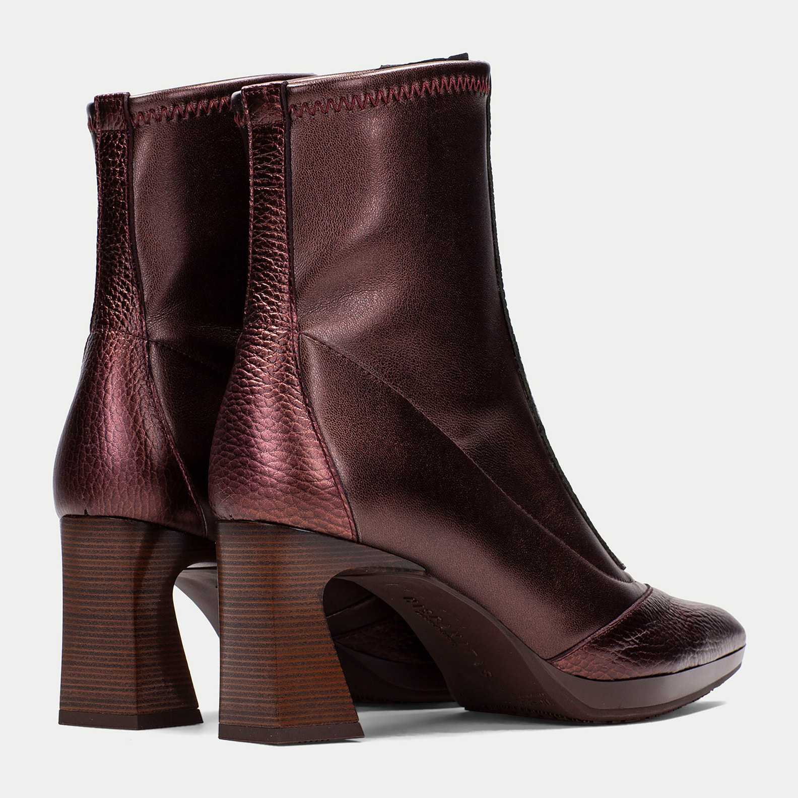 Botin Atlanta Hazelnut vino 7 cm