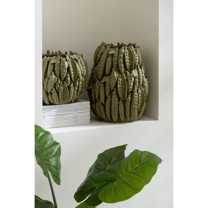 J-Line vase Botanica Petits Pois Haut - céramique - vert