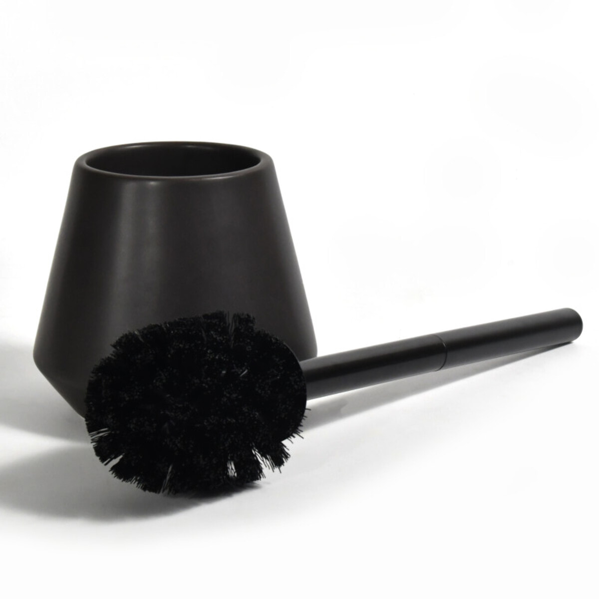 BROSSE WC JOSHUA NOIR AVEC MANCHE NOIRE