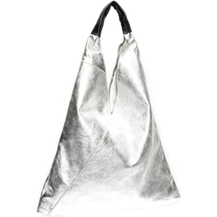 Borsa a tracolla Isabella Rhea Argentato