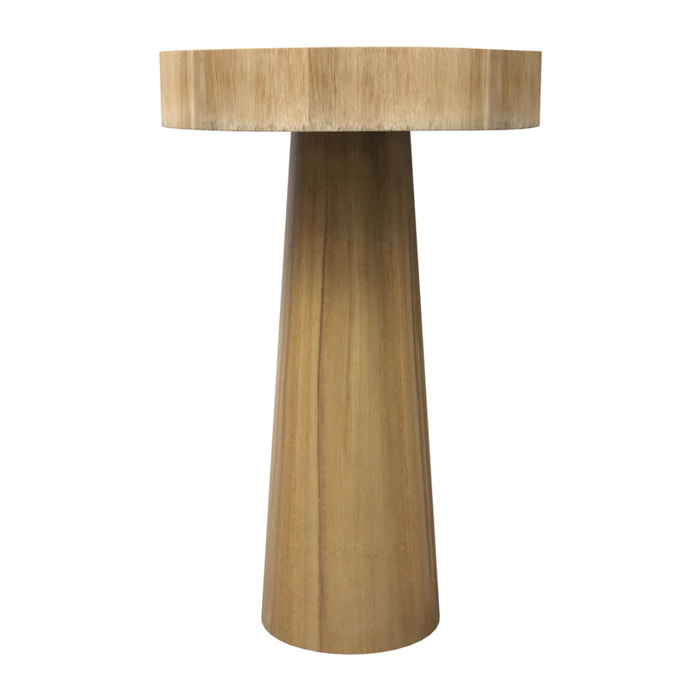 Table d'appoint ronde en bois de suar D35 cm - Janah