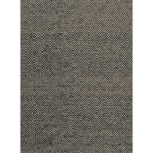 Tapis kilim fait main en laine motif géométrique