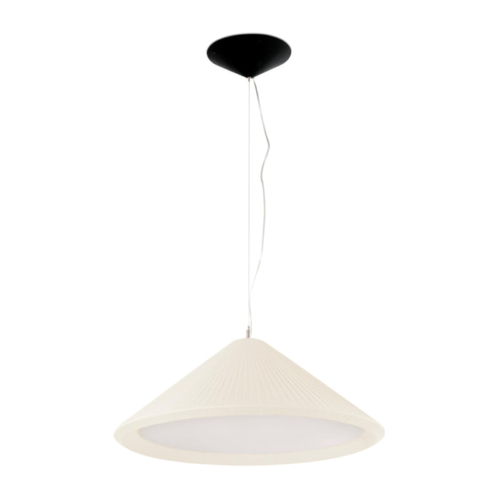 SAIGON IN 700 Lampe suspension blanche cassé