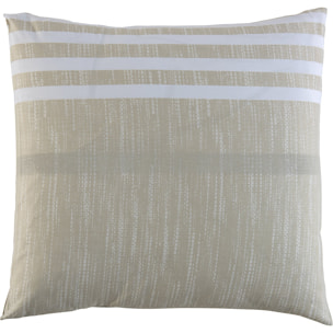 Parure housse de couette imprimé 100% coton - romane - bleu
