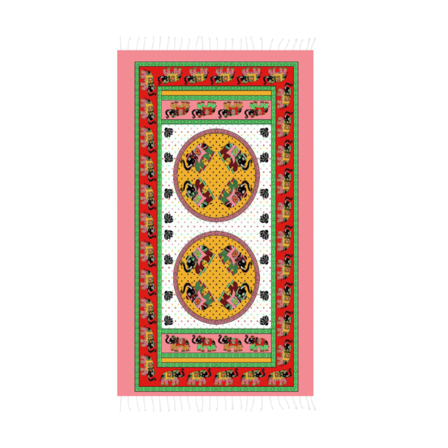 Telo Mare Fouta Modello Moranda Con Frange