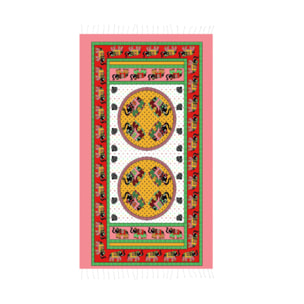 Telo Mare Fouta Modello Moranda Con Frange