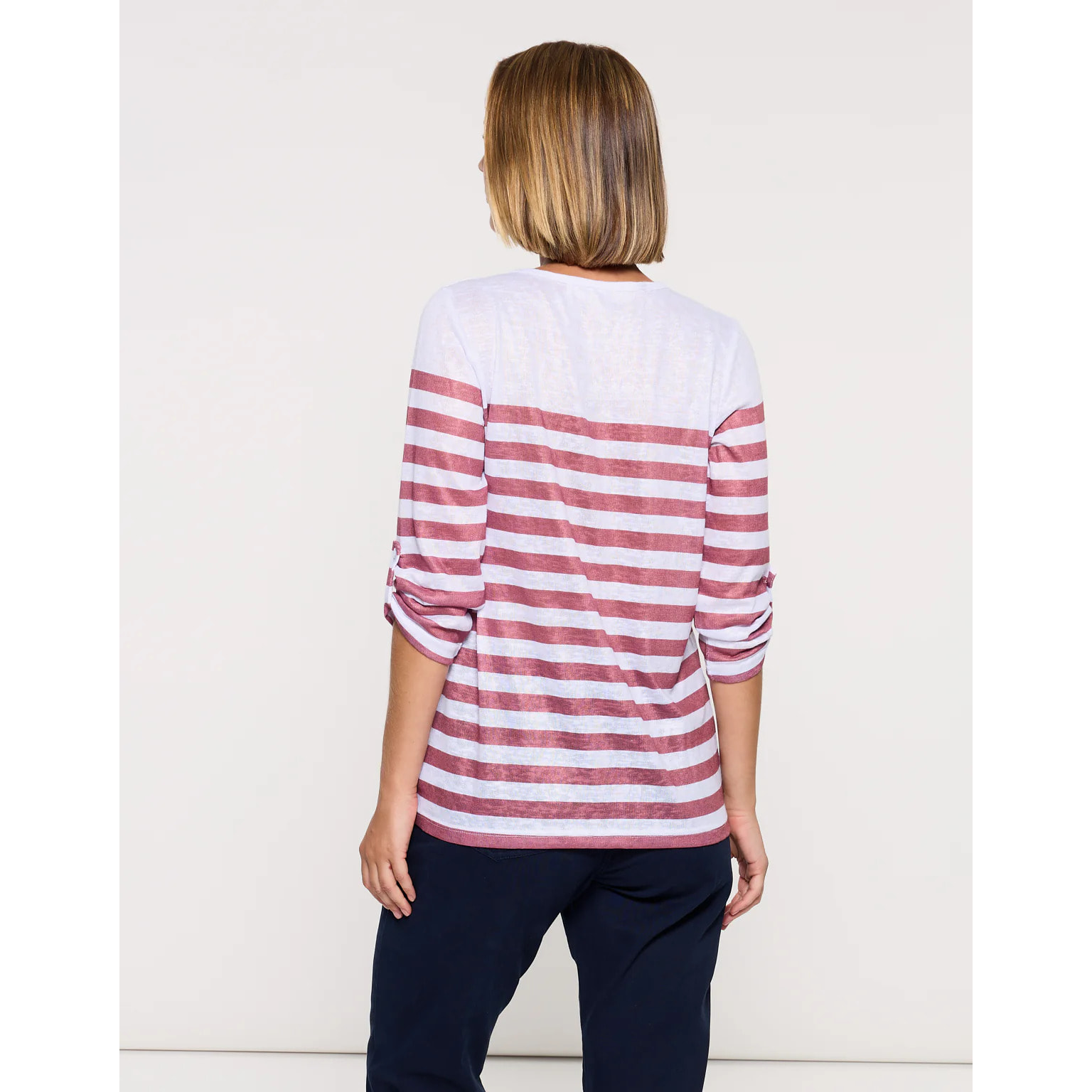 Camiseta Manga Media Rosa - Malberry