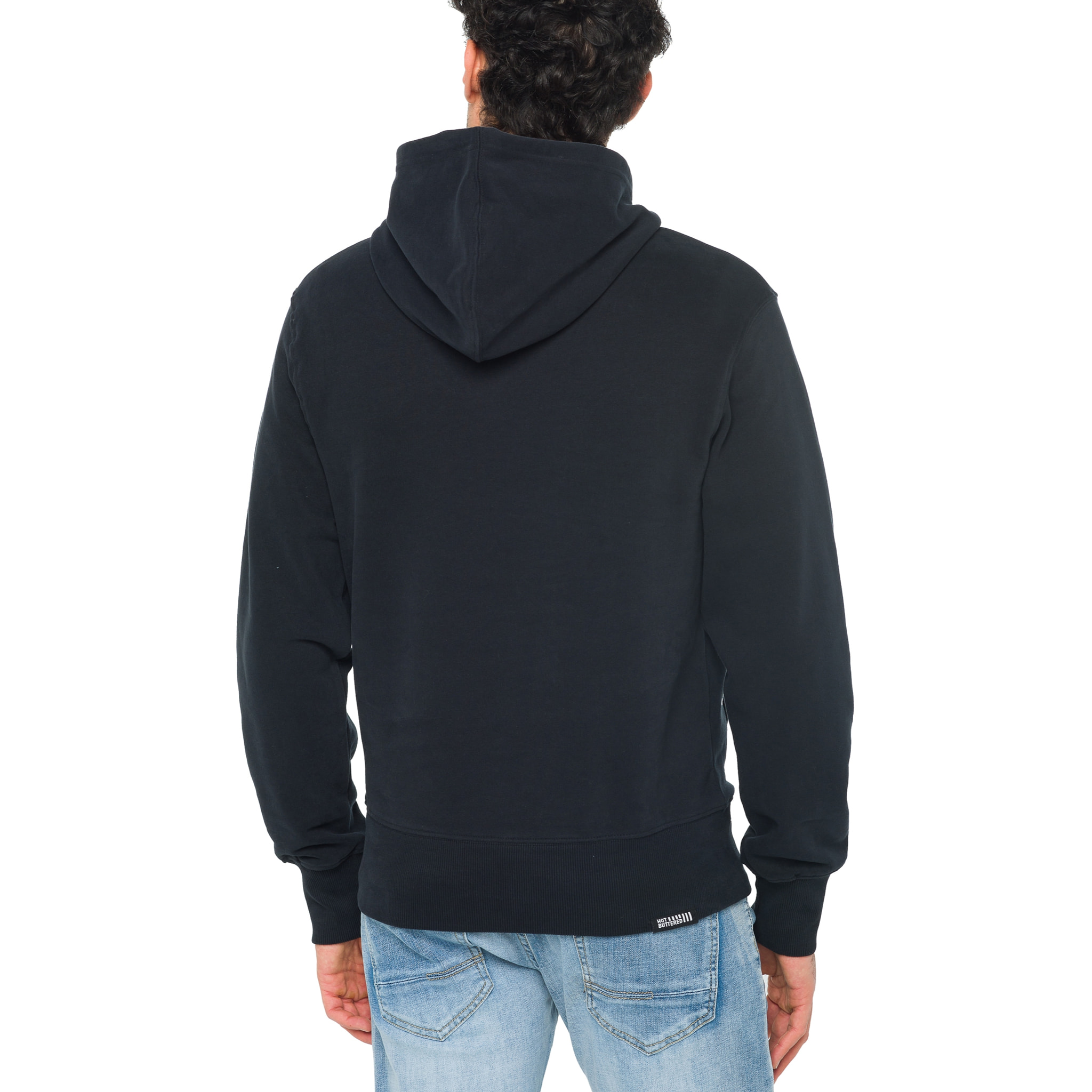 Sudadera con capucha Hot Buttered Lizard negro