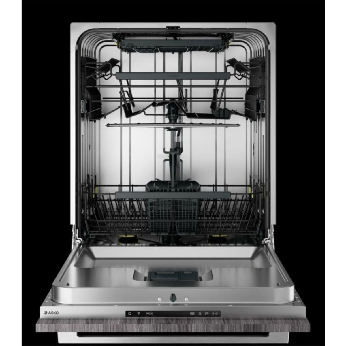 Lave vaisselle encastrable ASKO DSD544B écran tactile et bras de lavage inox