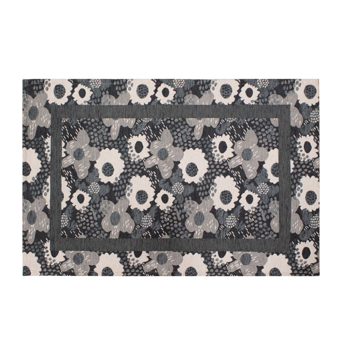 TAPPETO DA CUCINA DIS.ANDY ANTRACITE 57X240 CM CON ANTISCIVOLO