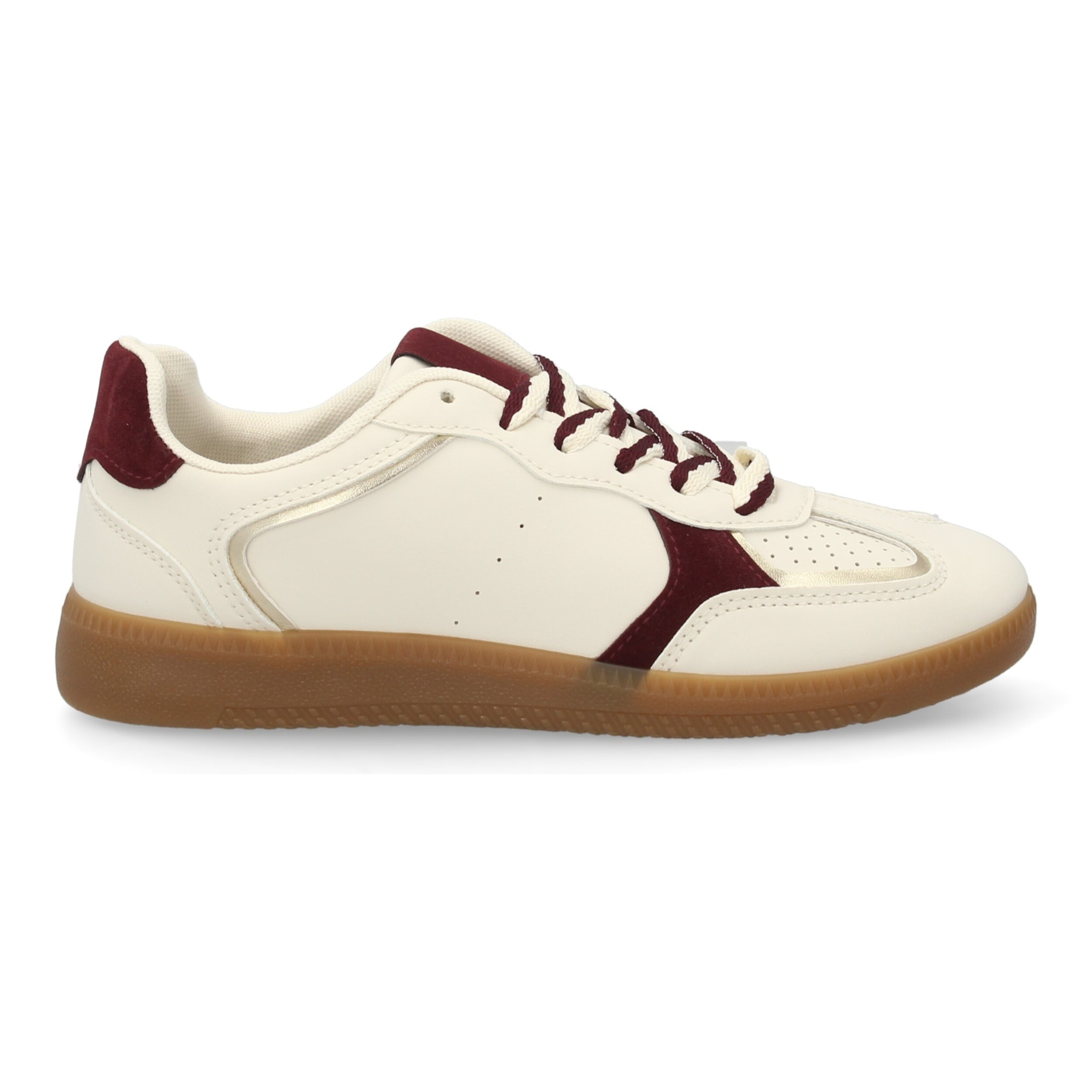 Zapatilla casual con cordón bitono