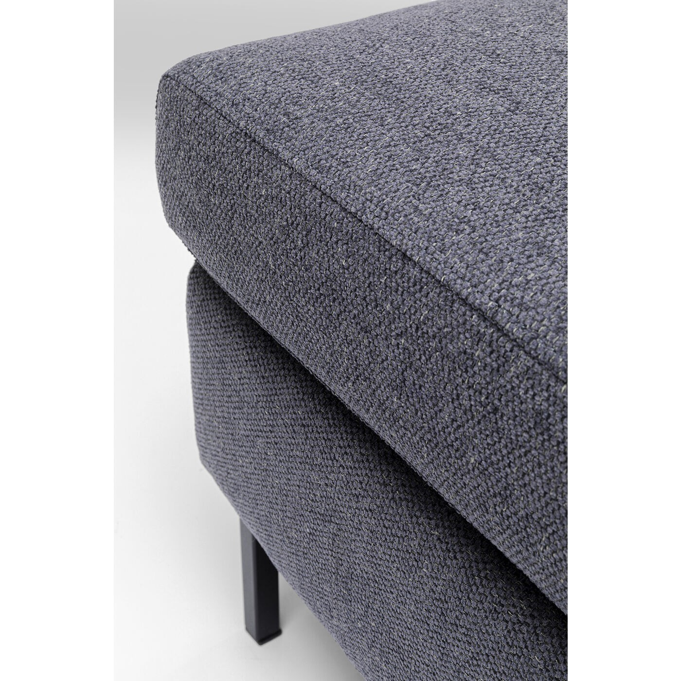 Pouf Gianni gris foncé Kare Design