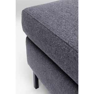 Pouf Gianni gris foncé Kare Design