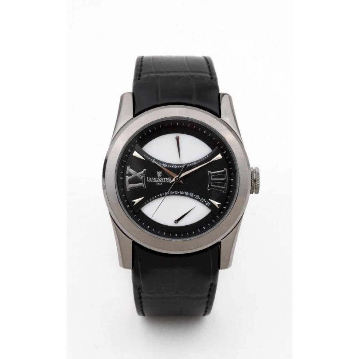 Reloj Lancaster OLA0613L-GUN-NR-NR Unisex Analogico Cuarzo con Correa de Piel sintetica
