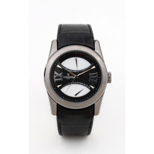 Reloj Lancaster OLA0613L-GUN-NR-NR Unisex Analogico Cuarzo con Correa de Piel sintetica