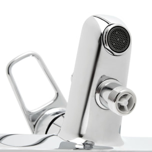 Flow Soft mitigeur bain/douche mural à levier, sans ensemble de douche, chrome (A42948)