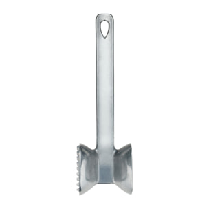 Mazo para carne 24,5x7x6,8 cm aluminio, resistente de doble cara para cocina expert san ignacio
