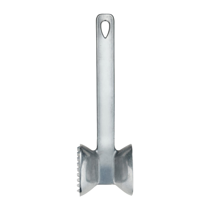 Mazo para carne 24,5x7x6,8 cm aluminio, resistente de doble cara para cocina expert san ignacio
