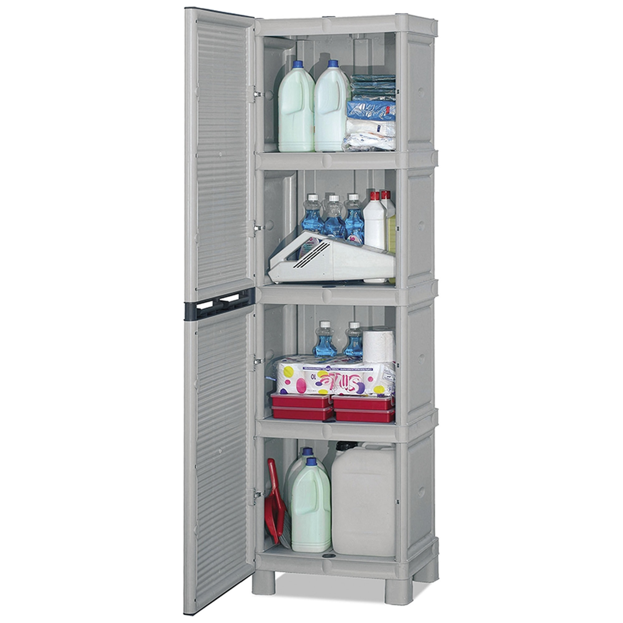 Armario para ropa en polipropileno, l 500 x p 390 x h 1720 mm