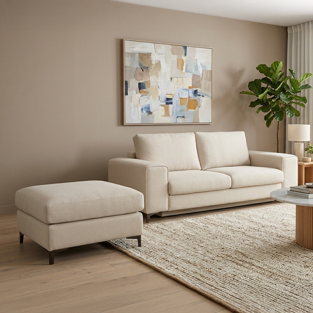 Pouf Fiesole Tissu