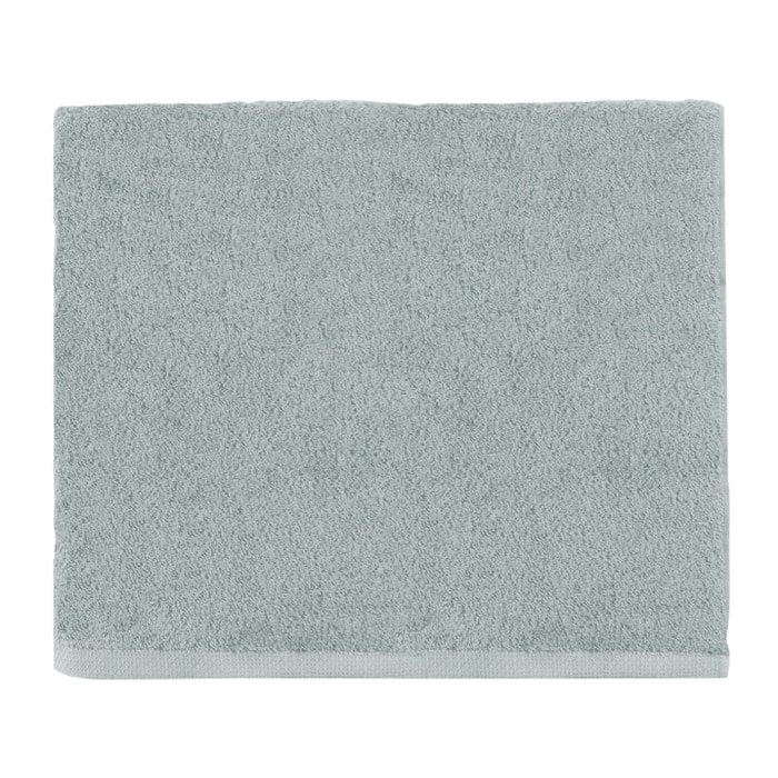 Drap de bain uni en coton, AQUA, Gris Plume