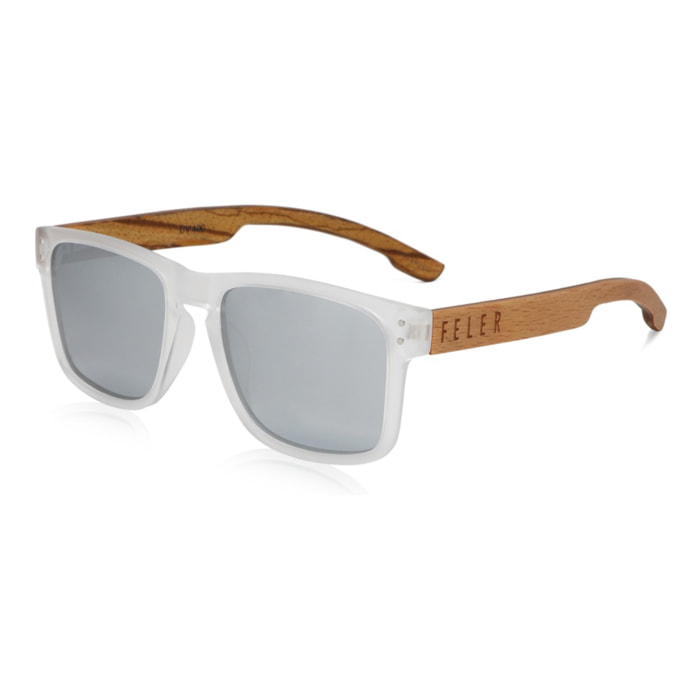 Gafas de Sol Feler 1602P M-2 Polarizadas de Madera Unisex 54mm