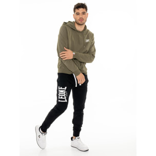 Pantalón de chándal de hombre con gran logo Leone Basic