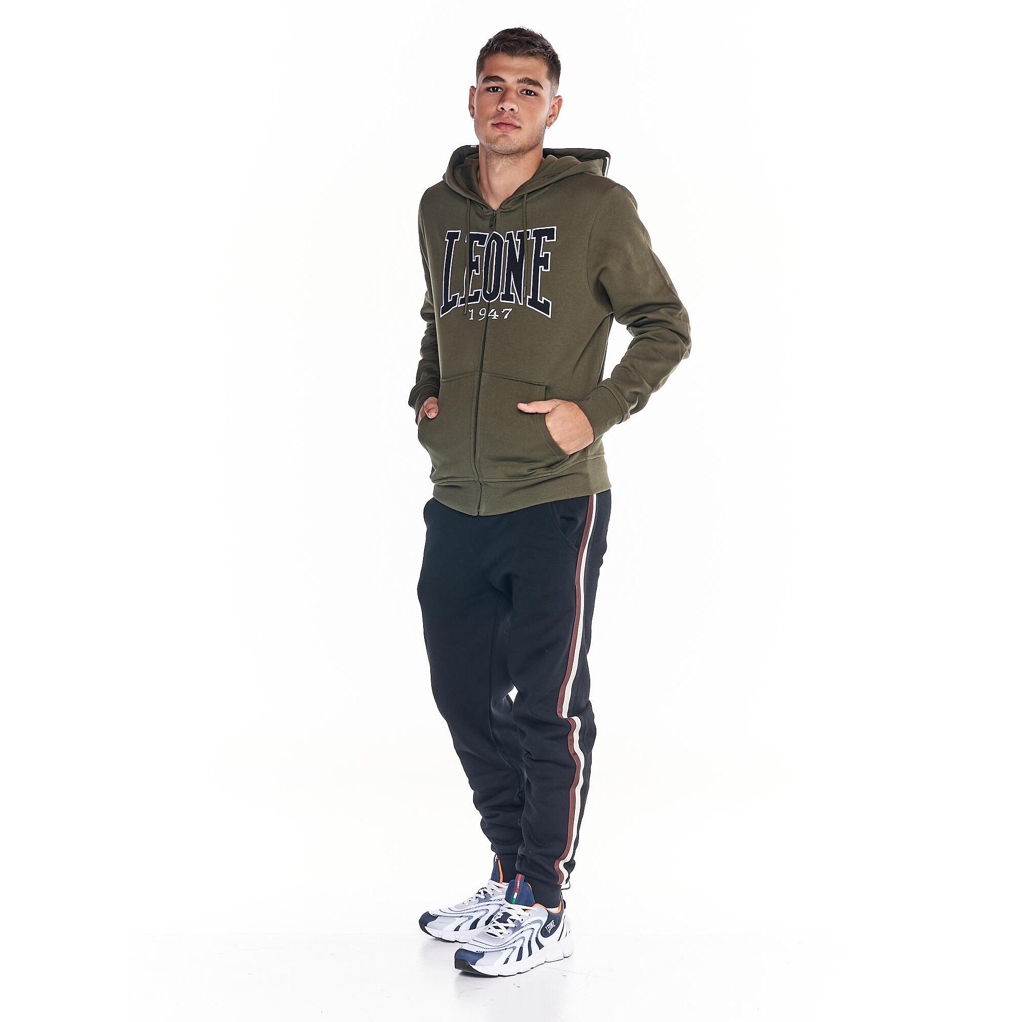 Chándal de hombre Earth Tones con cremallera completa y capucha