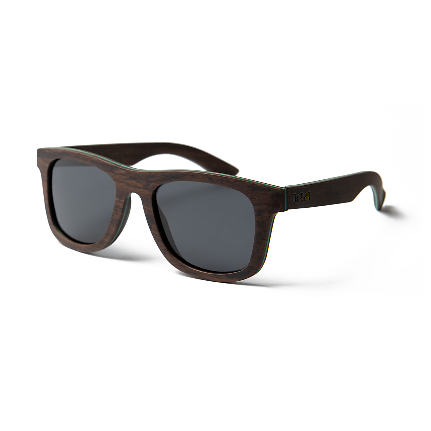 Gafas de sol OCEAN VENICE BEACH - De madera skate marrón con azul