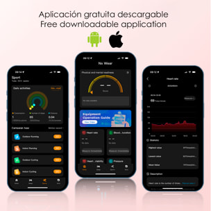 Smartband B3 con monitor intelligente della frequenza cardiaca, sonno e modalità sportive. 1 Cinturino in metallo e 1 in silicone.