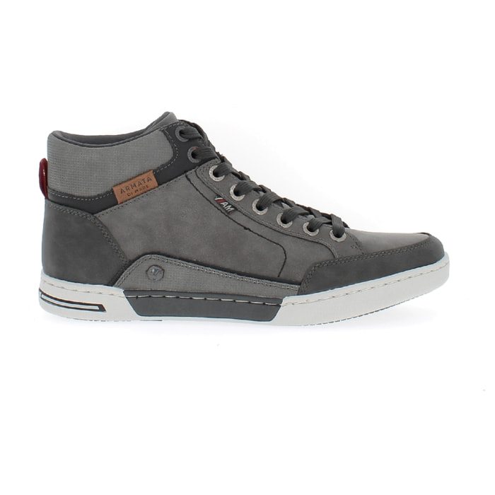 Armata di Mare Scarpe Uomo Stivaletti Casual Stringati con Soletta Rimovibile in Memory Foam AMU W23M400 Grey