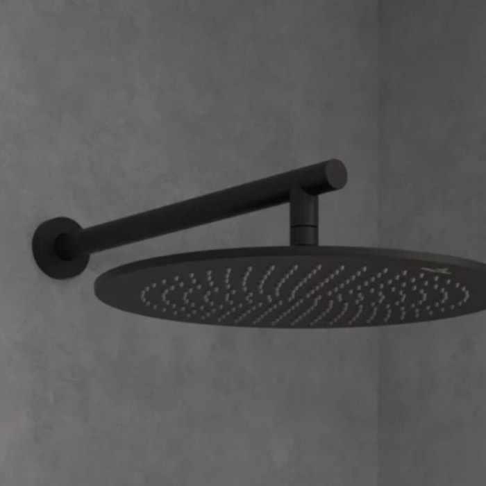 Douche de tête 350 Universal ronde Noir mat