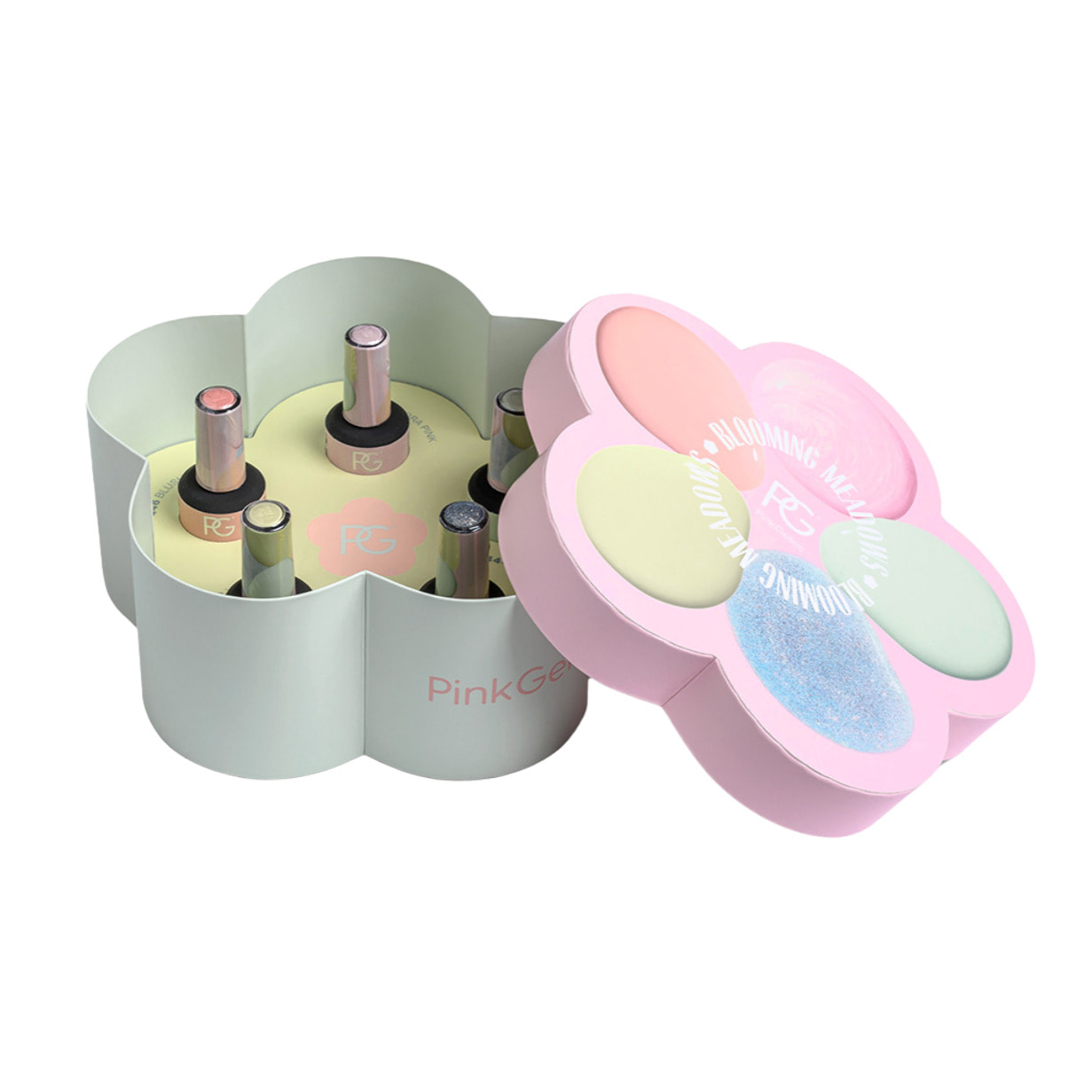 Set vernis semi-permanent - Blooming Meadows - 5x 15 ml
