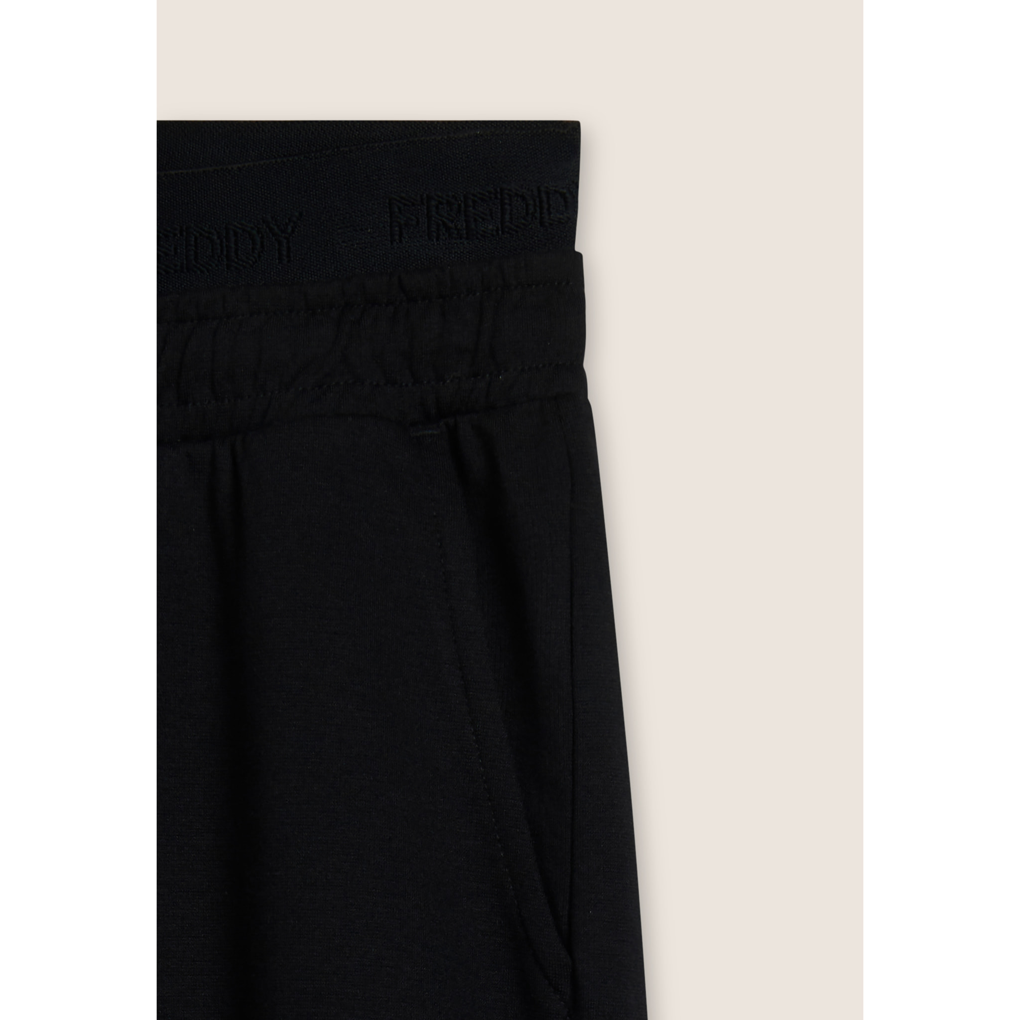 Pantaloni donna oversize con ricamo