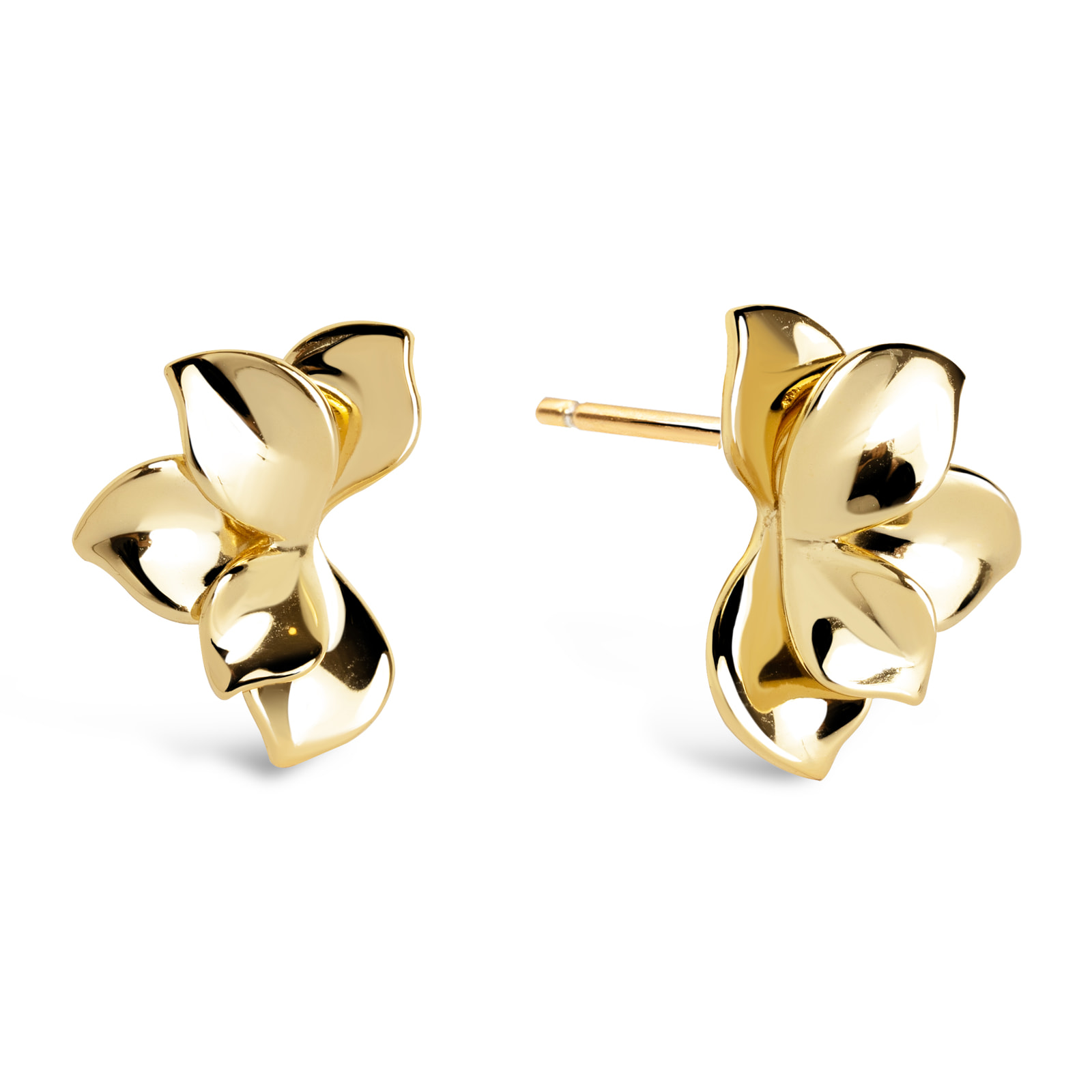 Orecchino Zinnia Placcato Oro