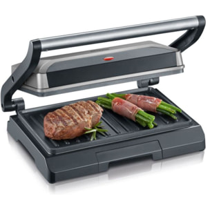 Grille-viande SEVERIN KG 2394 gris, 23x14.5 cm