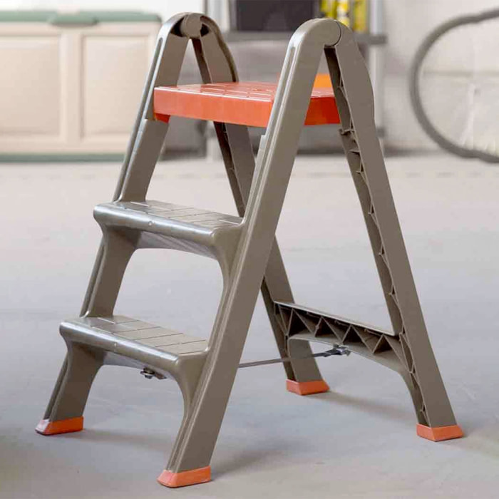 Scala Pieghevole Multiuso In Alluminio 4x4 - Estensione 445cm, Piattaforma Per Ponteggio, Carico 150kg - Foto 14