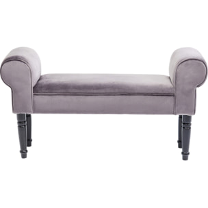 Banc Wing velours gris Kare Design