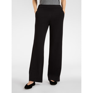 Elena Mirò - Pantaloni pull on in jersey - Nero