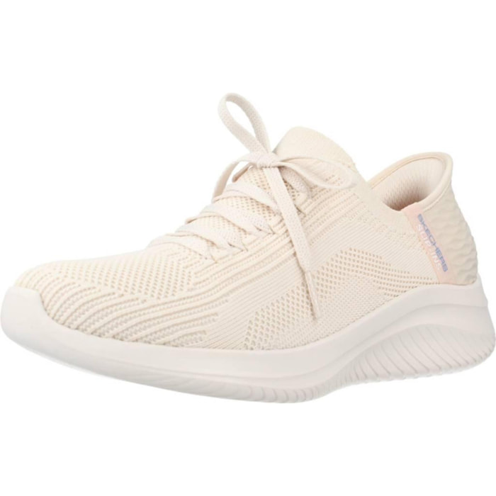 Sneakers De  Mujer Slip-ins: Ultra Flex 3.0 Tonal Stretc Beis