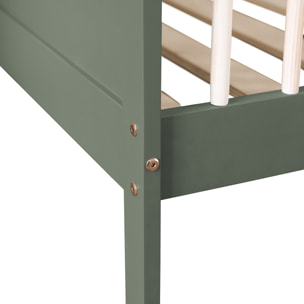 Lit pour enfant 190x90cm vert ADAM