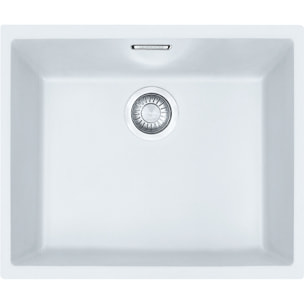 Sirius - SID 110-50 Tectonite® Blanc Polaire Evier Sous-Plan