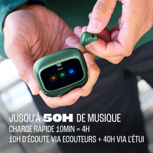 Ecouteurs JBL Live Flex 4 Argent