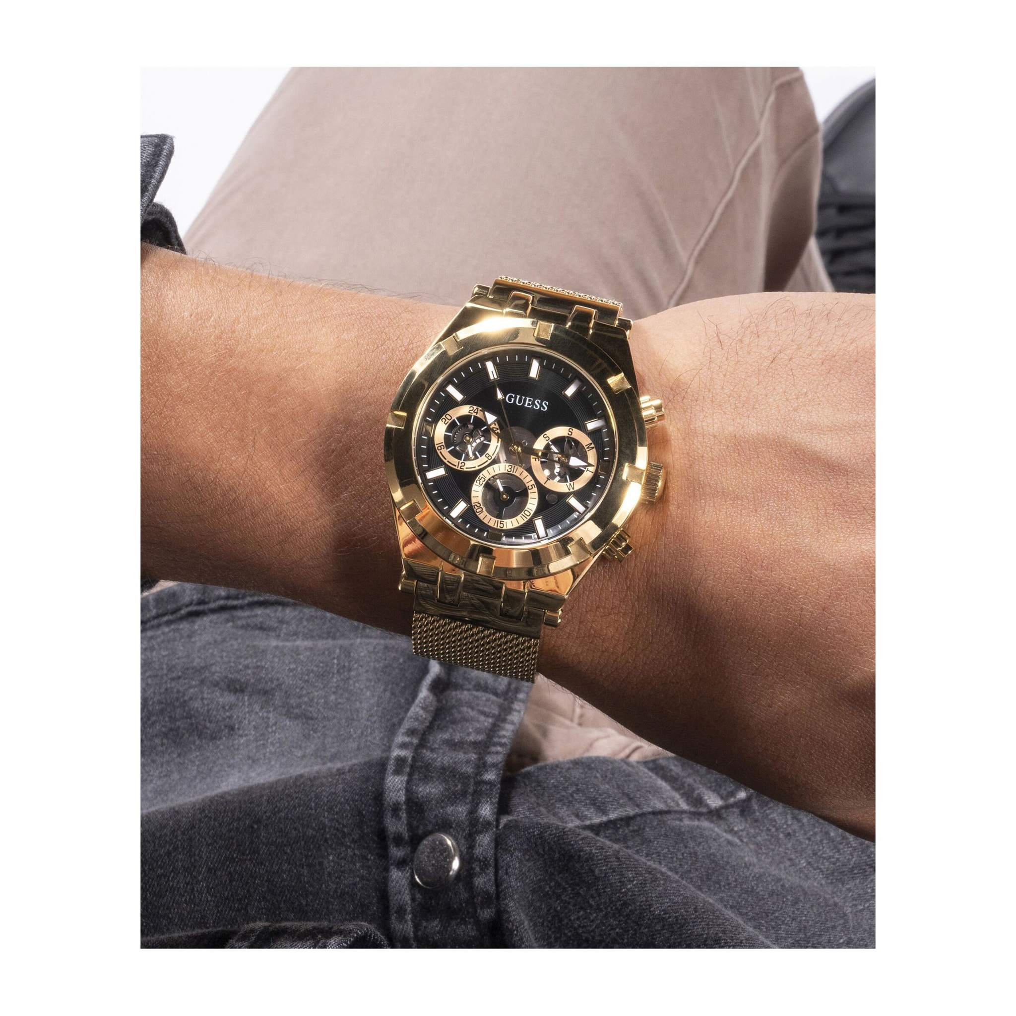 Guess Reloj Analógico De Cuarzo. Gs Continental