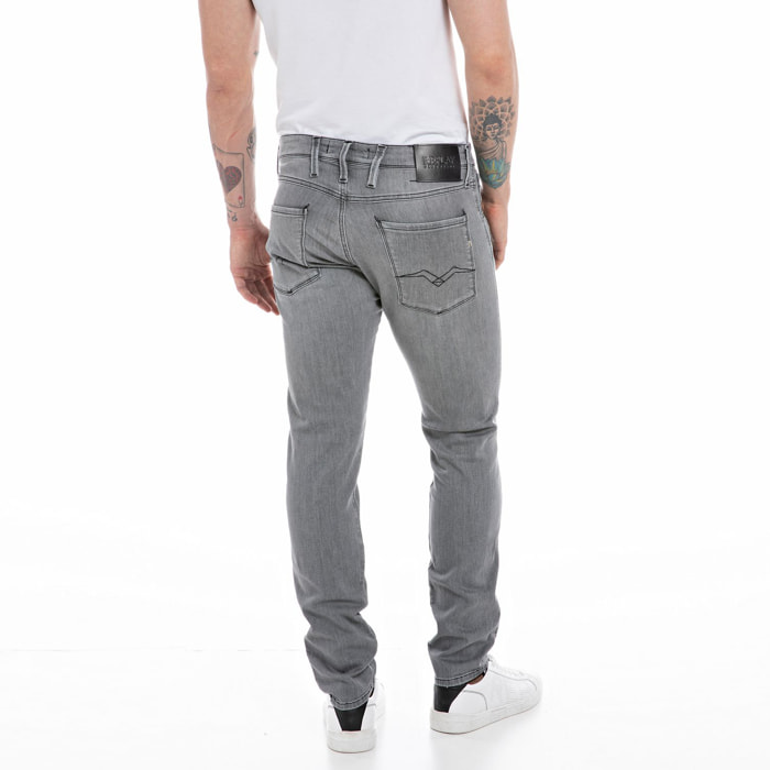 Jeans Rik - slim fit - cotone - grigio denim