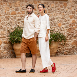 Zapatos N5294 NOBUCK LAVADO CREAM/EL VIAJERO color Cream